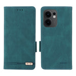 Oppo Reno13 F 5G (Reno 13 FS 5G) / 4G-skal, läderplånbok, fällbart mobilfodral med hårdvarudekor