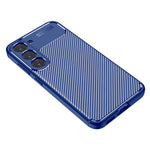 Samsung Galaxy S23+ Kolfiberstruktur Flexibelt TPU-mobilskal Stoppsäkert Bakstycke