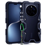 For Honor Magic7 Pro 5G Bumper Case Aluminium Alloy Metal Phone Shell Cover with Strap