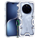 For Honor Magic7 Pro 5G Bumper Case Aluminium Alloy Metal Phone Shell Cover with Strap