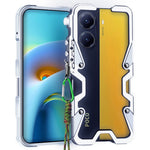 For Xiaomi Poco X7 Pro 5G Bumper Case Aluminium Alloy Metal Phone Shell Cover with Strap