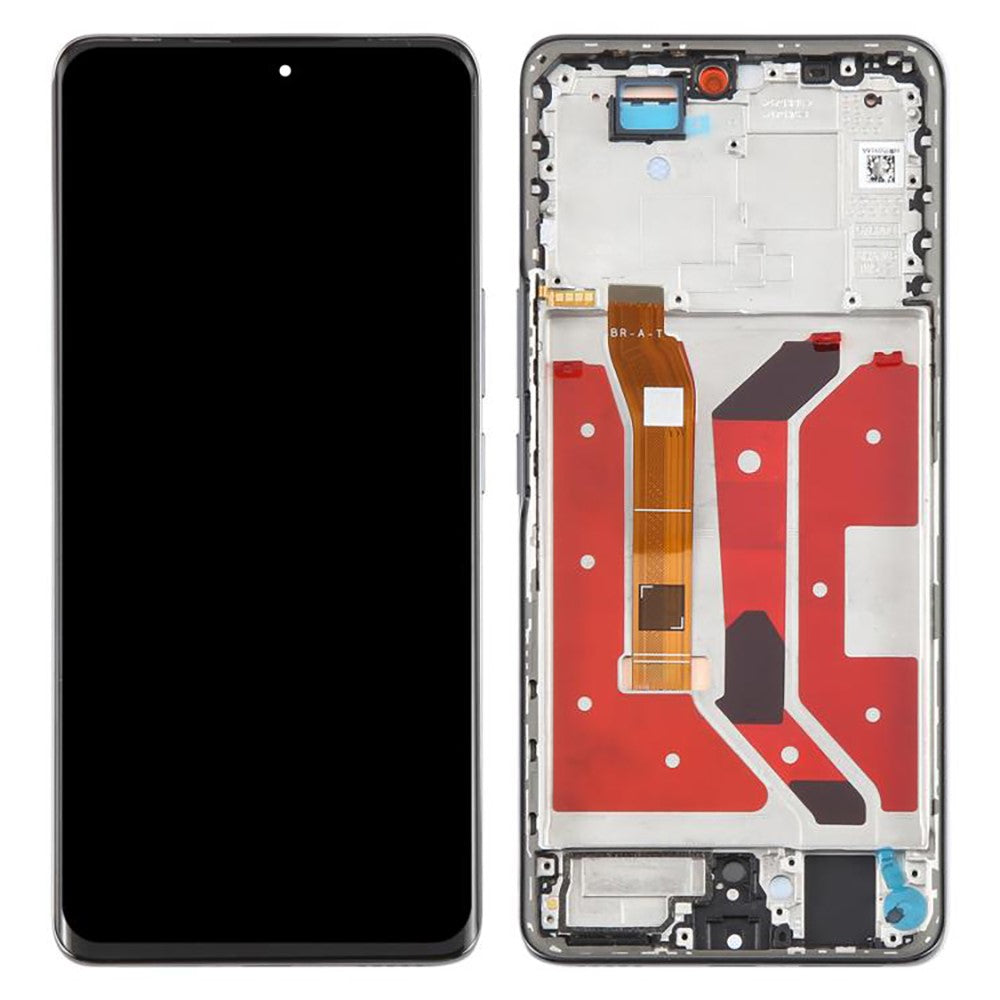 Til Honor Magic7 Lite 5G OEM Grade S OLED Skærm og Digitizer Samling + Ramme (Uden Logo)