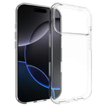 For iPhone 17 Pro Case Anti-Fingerprint Crystal Clear TPU Phone Cover