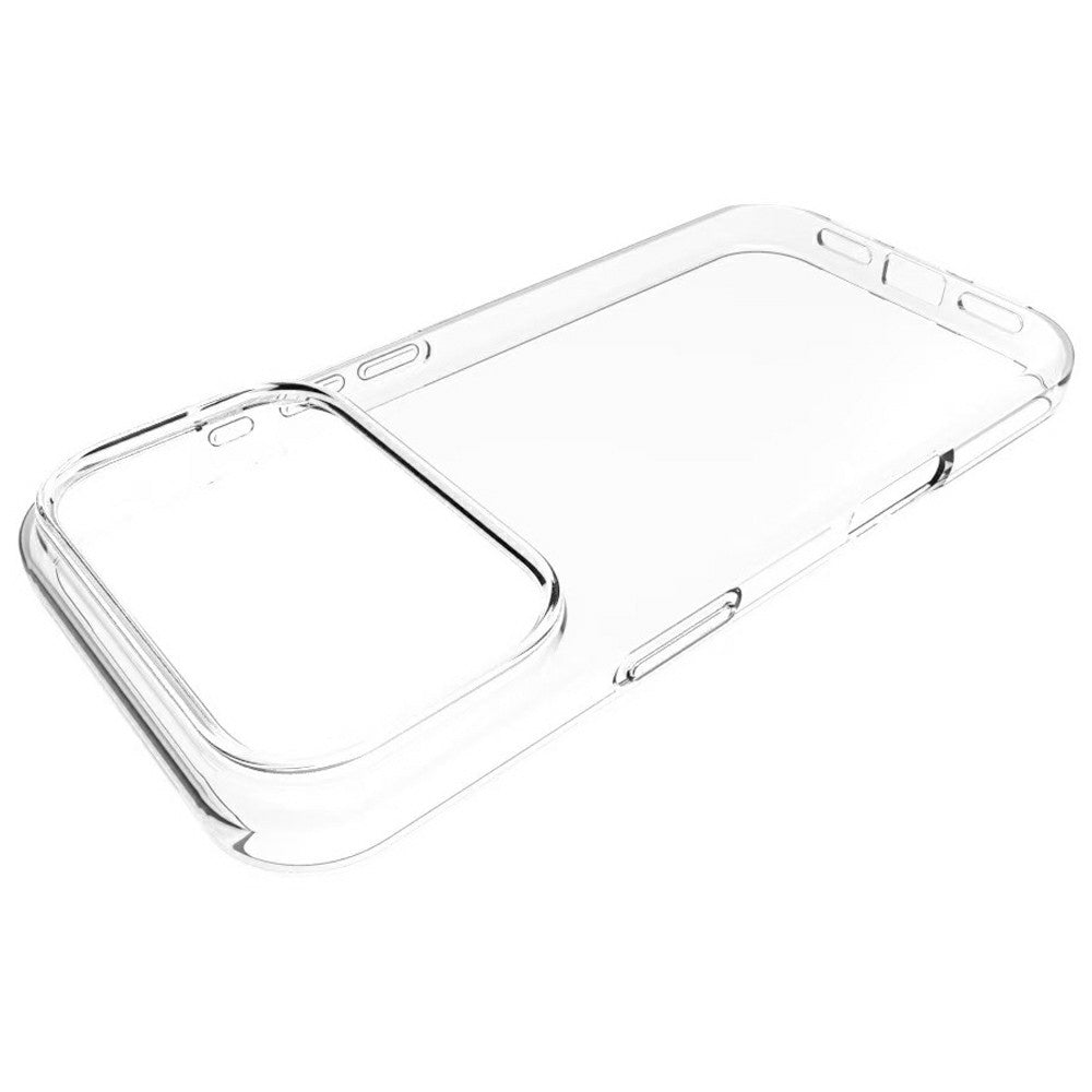 For iPhone 17 Pro Case Anti-Fingerprint Crystal Clear TPU Phone Cover
