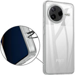 For Xiaomi Poco F7 Pro 5G  /  Redmi K80 5G Case Anti-Fingerprint Crystal Clear TPU Phone Cover