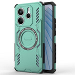 Xiaomi Redmi Note 14 5G Magnetiskt Skal Butterfly Armor Hollow Värmeavledande PC + TPU mobilskal