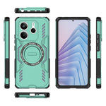 Xiaomi Redmi Note 14 5G Magnetiskt Skal Butterfly Armor Hollow Värmeavledande PC + TPU mobilskal