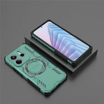 Xiaomi Redmi Note 14 5G Magnetiskt Skal Butterfly Armor Hollow Värmeavledande PC + TPU mobilskal