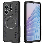 Xiaomi Redmi Note 14 5G Magnetiskt Skal Butterfly Armor Hollow Värmeavledande PC + TPU mobilskal