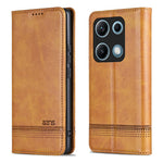 AZNS For Xiaomi Redmi Note 14S 4G Case Cowhide Texture PU Leather Wallet Phone Cover