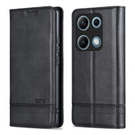 AZNS For Xiaomi Redmi Note 14S 4G Case Cowhide Texture PU Leather Wallet Phone Cover