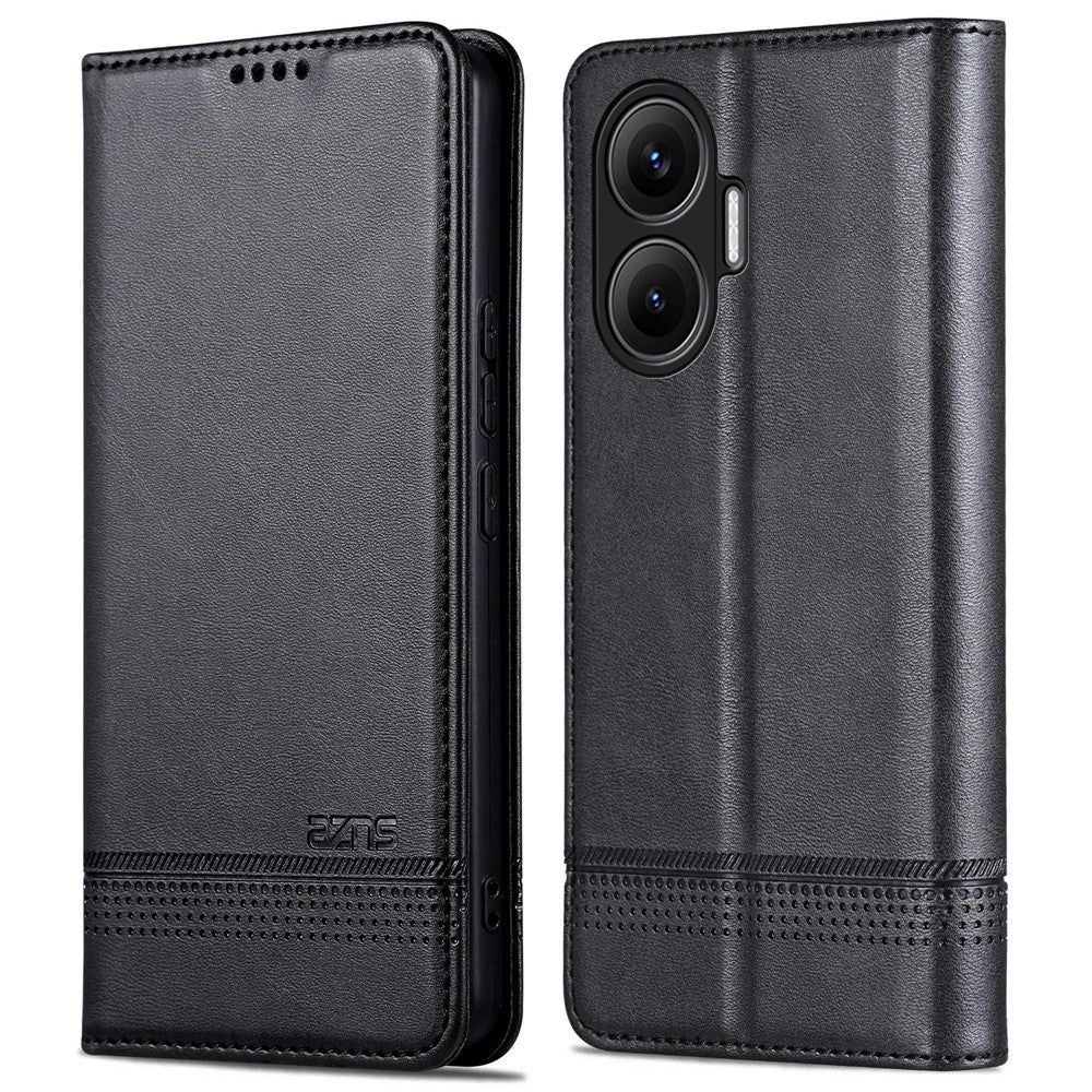 AZNS For Xiaomi Poco F7 5G  /  Redmi Turbo 4 Pro 5G Case Cowhide Texture PU Leather Wallet Phone Cover