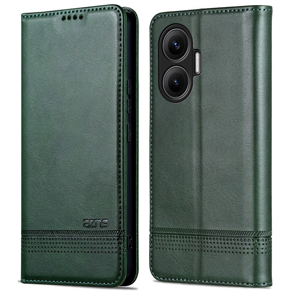AZNS For Xiaomi Poco F7 5G  /  Redmi Turbo 4 Pro 5G Case Cowhide Texture PU Leather Wallet Phone Cover