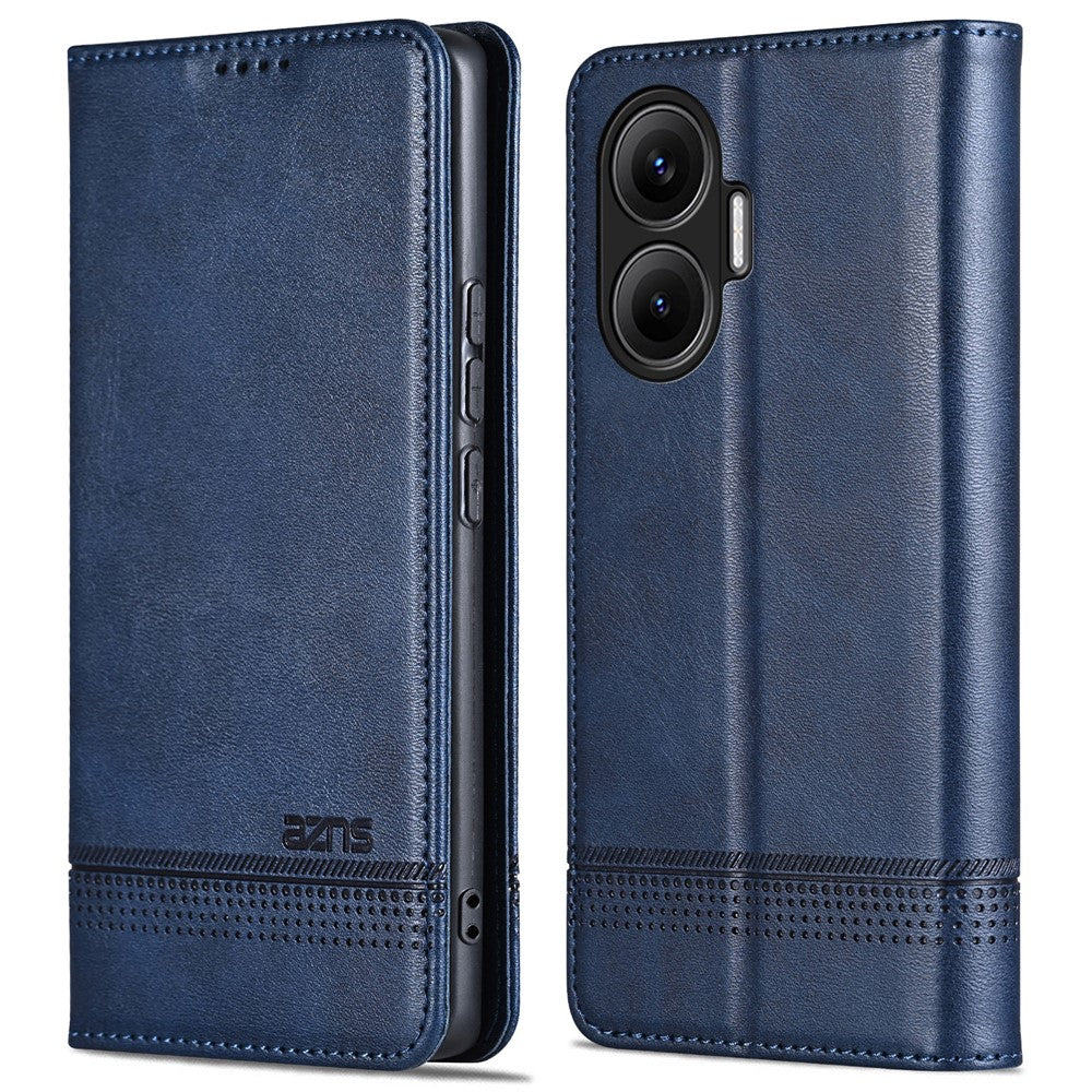 AZNS For Xiaomi Poco F7 5G  /  Redmi Turbo 4 Pro 5G Case Cowhide Texture PU Leather Wallet Phone Cover