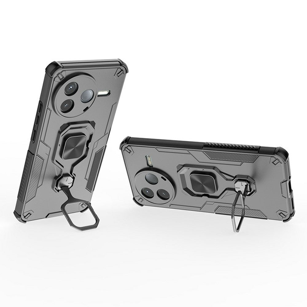 For Xiaomi Redmi K80 5G  /  Poco F7 Pro 5G Case Rotatable Ring Kickstand PC + TPU Shockproof Phone Cover