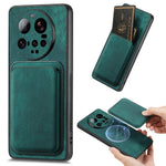 For Xiaomi 15 Ultra Magnetic Case Leather Back Cover with Detachable Card Holder