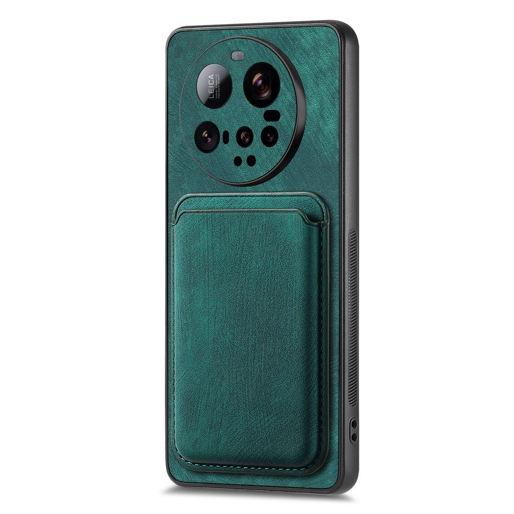 For Xiaomi 15 Ultra Magnetic Case Leather Back Cover with Detachable Card Holder