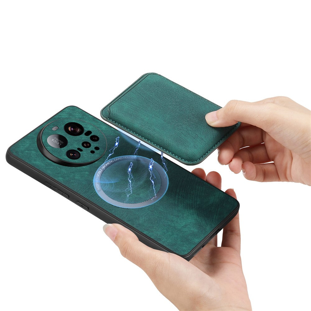 For Xiaomi 15 Ultra Magnetic Case Leather Back Cover with Detachable Card Holder