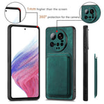 For Xiaomi 15 Ultra Magnetic Case Leather Back Cover with Detachable Card Holder