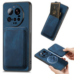 For Xiaomi 15 Ultra Magnetic Case Leather Back Cover with Detachable Card Holder