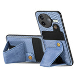 For Xiaomi Poco F7 Pro 5G / Xiaomi Redmi K80 5G Case with K-Shaped Kickstand Leather Phone Back Cover