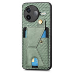 For Xiaomi Poco F7 Pro 5G / Xiaomi Redmi K80 5G Case with K-Shaped Kickstand Leather Phone Back Cover