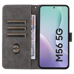 For Samsung Galaxy F56 5G / M56 5G Case Wallet RFID Blocking PU Leather Phone Cover Stand with Strap