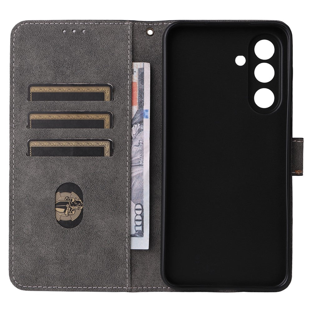 For Samsung Galaxy F56 5G / M56 5G Case Wallet RFID Blocking PU Leather Phone Cover Stand with Strap