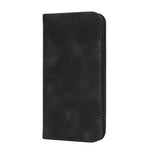 For iPhone SE (2022)  /  (2020)  /  8  /  7 Stand Case Magnetic Closure Skin Touch Leather Flip Phone Cover with Wallet