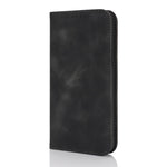 Stand Case for iPhone 13 Pro Max / 12 Pro Max Magnetic Closure Skin Touch Leather Flip Phone Cover with Wallet