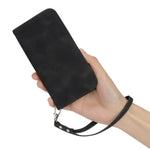 Stand Case for iPhone 13 Pro Max / 12 Pro Max Magnetic Closure Skin Touch Leather Flip Phone Cover with Wallet