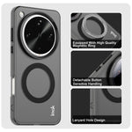 IMAK For Oppo Find X8 Ultra 5G Magnetic Case Candy Color Anti Drop TPU + PET Back Cover