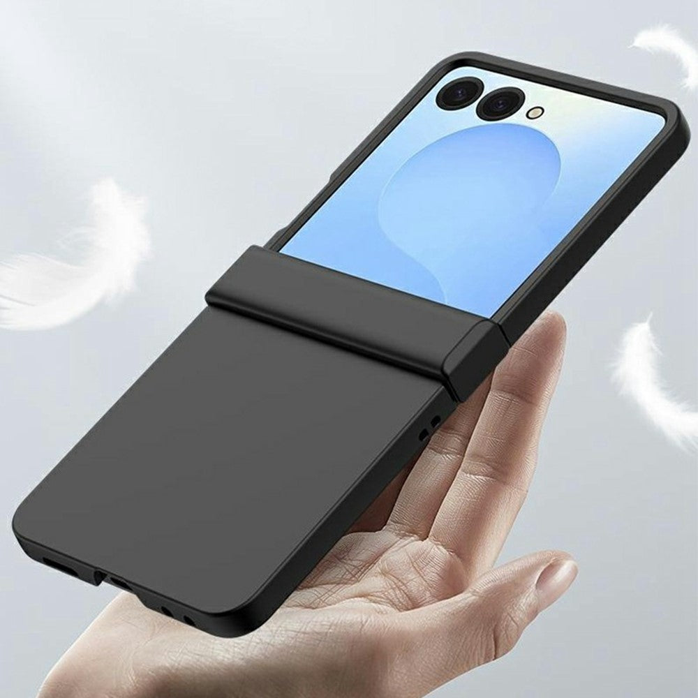 Til Samsung Galaxy Z Flip7 5G Etui Hængselbeskyttelse Hudvenligt PC Telefoncover