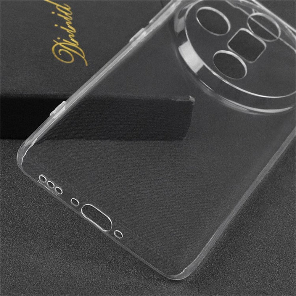 For Oppo Find X7 5G Back Cover Ultra Thin Flexible TPU Clear Phone Case
