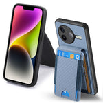 Xiaomi Poco F7 Pro 5G / Xiaomi Redmi K80 5G-skal med korthållare, stativ, läderbaksida