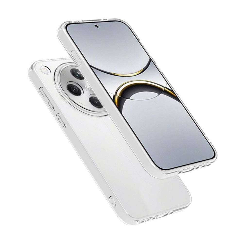 For Oppo Find X8 5G Back Cover Ultra Thin Flexible TPU Clear Phone Case