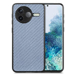 Skal med kolfiberstruktur i PU + PC + TPU till Xiaomi Poco F7 Pro 5G / Xiaomi Redmi K80 5G