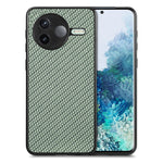 Skal med kolfiberstruktur i PU + PC + TPU till Xiaomi Poco F7 Pro 5G / Xiaomi Redmi K80 5G