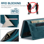 AUTSPACE For Samsung Galaxy S25 Edge Wallet Case  A01 Leather Stand Cover with RFID Blocking Card Holder