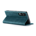 AUTSPACE For Samsung Galaxy S25 Edge Wallet Case  A01 Leather Stand Cover with RFID Blocking Card Holder
