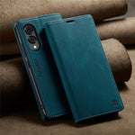 AUTSPACE For Samsung Galaxy S25 Edge Wallet Case  A01 Leather Stand Cover with RFID Blocking Card Holder