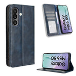 For Samsung Galaxy F56 5G / M56 5G Leather Case Wallet Stand Retro Texture Phone Cover