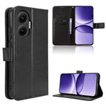 For Xiaomi Redmi Turbo 4 Pro 5G / Poco F7 5G Leather Wallet Case with Strap Diamond Texture Phone Cover