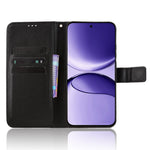 For Xiaomi Redmi Turbo 4 Pro 5G / Poco F7 5G Leather Wallet Case with Strap Diamond Texture Phone Cover
