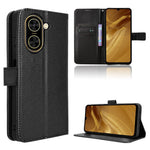 For Xiaomi Redmi A5 NFC (EU) (173.45mm) Leather Wallet Case with Strap Diamond Texture Phone Cover