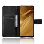 For Xiaomi Redmi A5 NFC (EU) (173.45mm) Leather Wallet Case with Strap Diamond Texture Phone Cover