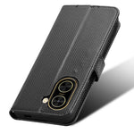 For Xiaomi Redmi A5 NFC (EU) (173.45mm) Leather Wallet Case with Strap Diamond Texture Phone Cover