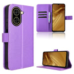 For Xiaomi Redmi A5 NFC (EU) (173.45mm) Leather Wallet Case with Strap Diamond Texture Phone Cover