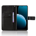 Huawei Enjoy 80 Läderplånboksfodral med Rem Diamantstruktur mobilfodral