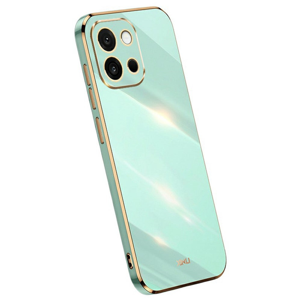XINLI For OnePlus 13T 5G Case TPU Phone Cover with Electroplating Frame